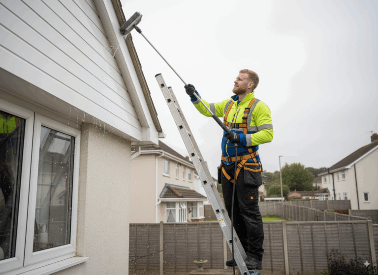 Exterior soffits and fascia and upvc cleaning cobham